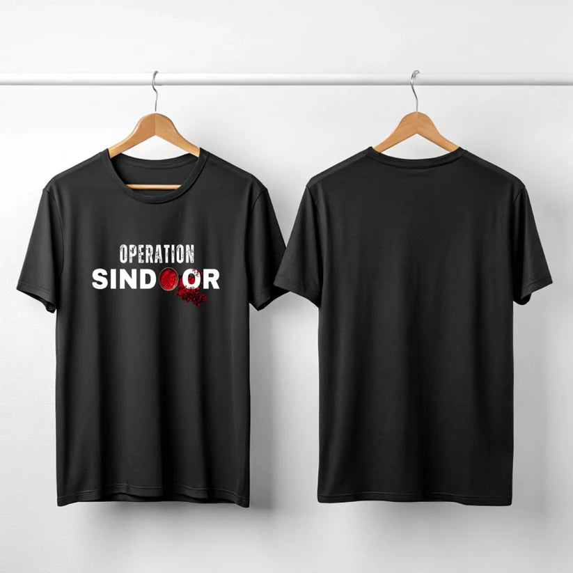 Operation Sindoor Unisex T-Shirt – Tribute to India’s Precision Strike