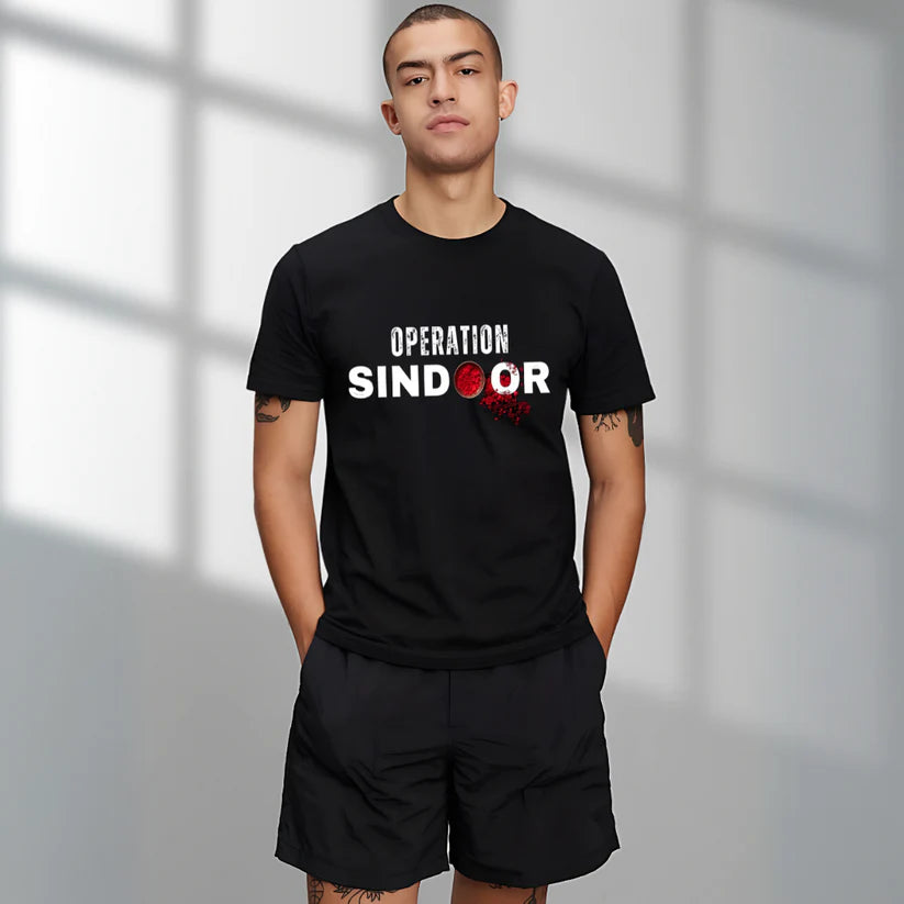Operation Sindoor Unisex T-Shirt – Tribute to India’s Precision Strike